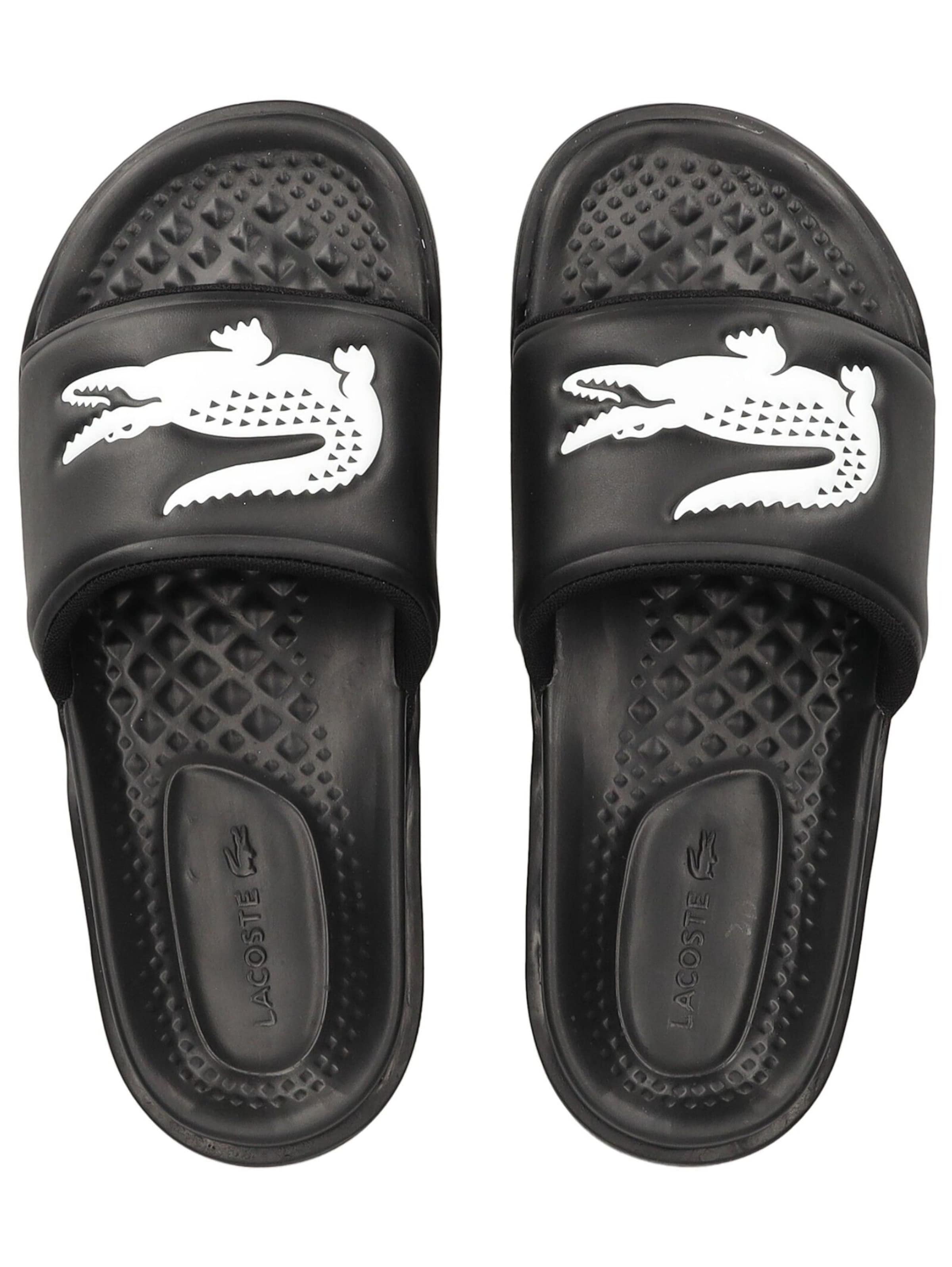 Mule 'Dualiste' LACOSTE en noir