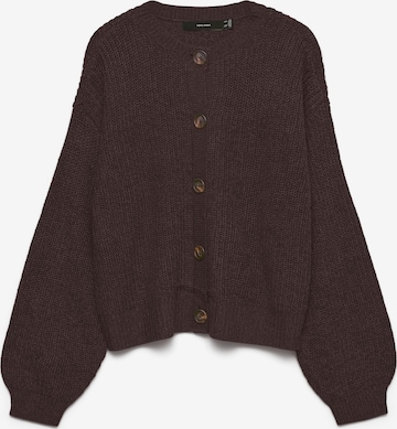 VERO MODA Knit cardigan 'VMLea' in Brown: front