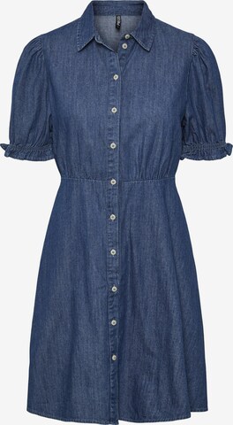 Pieces Petite Платье-рубашка 'Hope' в Синий: спереди