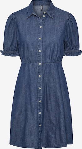 Pieces Petite Shirt Dress 'Hope' in Blue: front