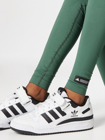 ADIDAS SPORTSWEAR Skinny Športne hlače 'Formotion Sculpt' | zelena barva