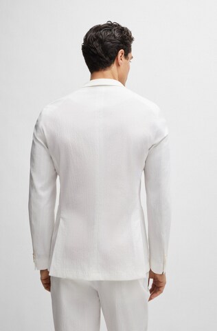 BOSS Slim fit Suit Jacket 'Hanry ' in White