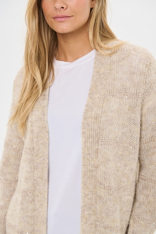 SAINT TROPEZ Strickjacke 'NoraliSZ  ' in Beige