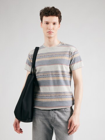 INDICODE JEANS Футболка 'Spike' в Серый: спереди