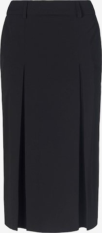 Peter Hahn Faltenrock Skirt in Schwarz: predná strana