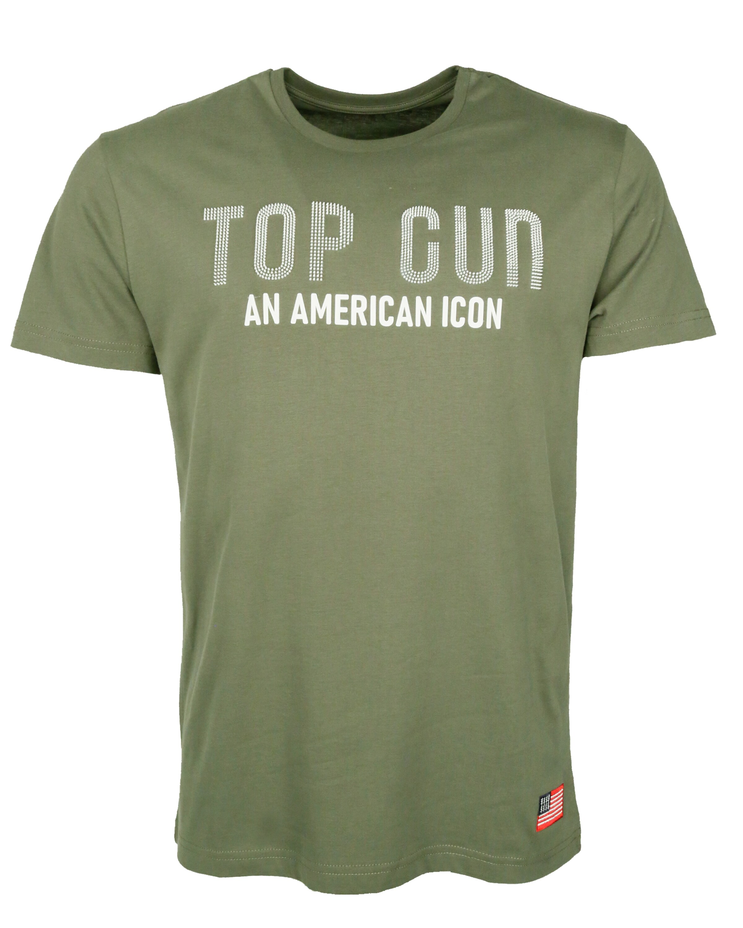 TOP GUN Shirt in Green: front