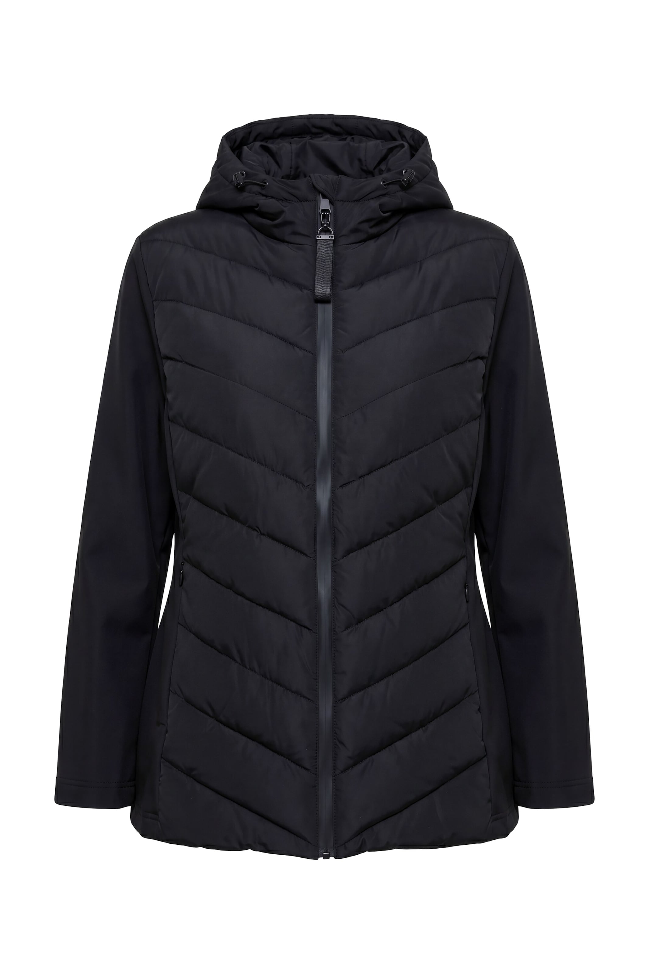 Ulla Popken Between-season jacket in M-L in Black, Item view