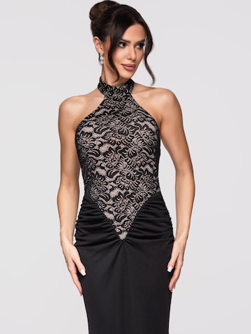 Ombre Abendkleid‌‌‌‌‌ in Schwarz