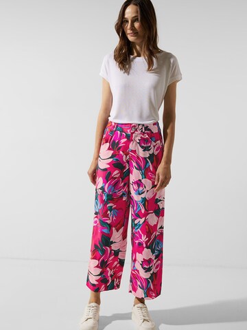 Wide leg Pantaloni de la STREET ONE pe roz