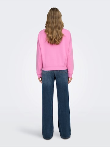 ONLY Sweatshirt in Pink