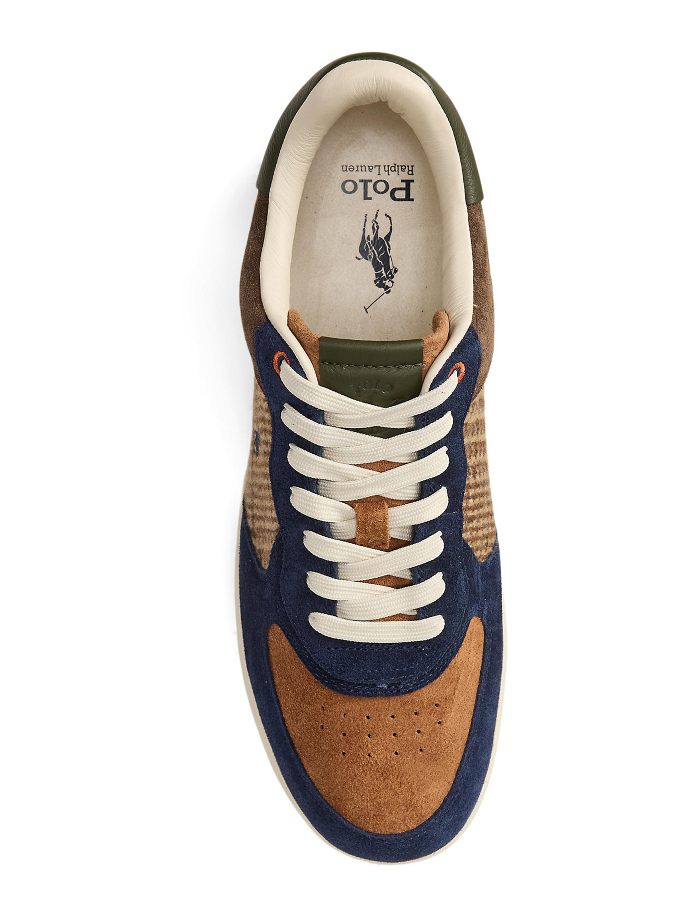 Polo Ralph Lauren Rövid szárú sportcipők 'MASTERS CRT' - barna