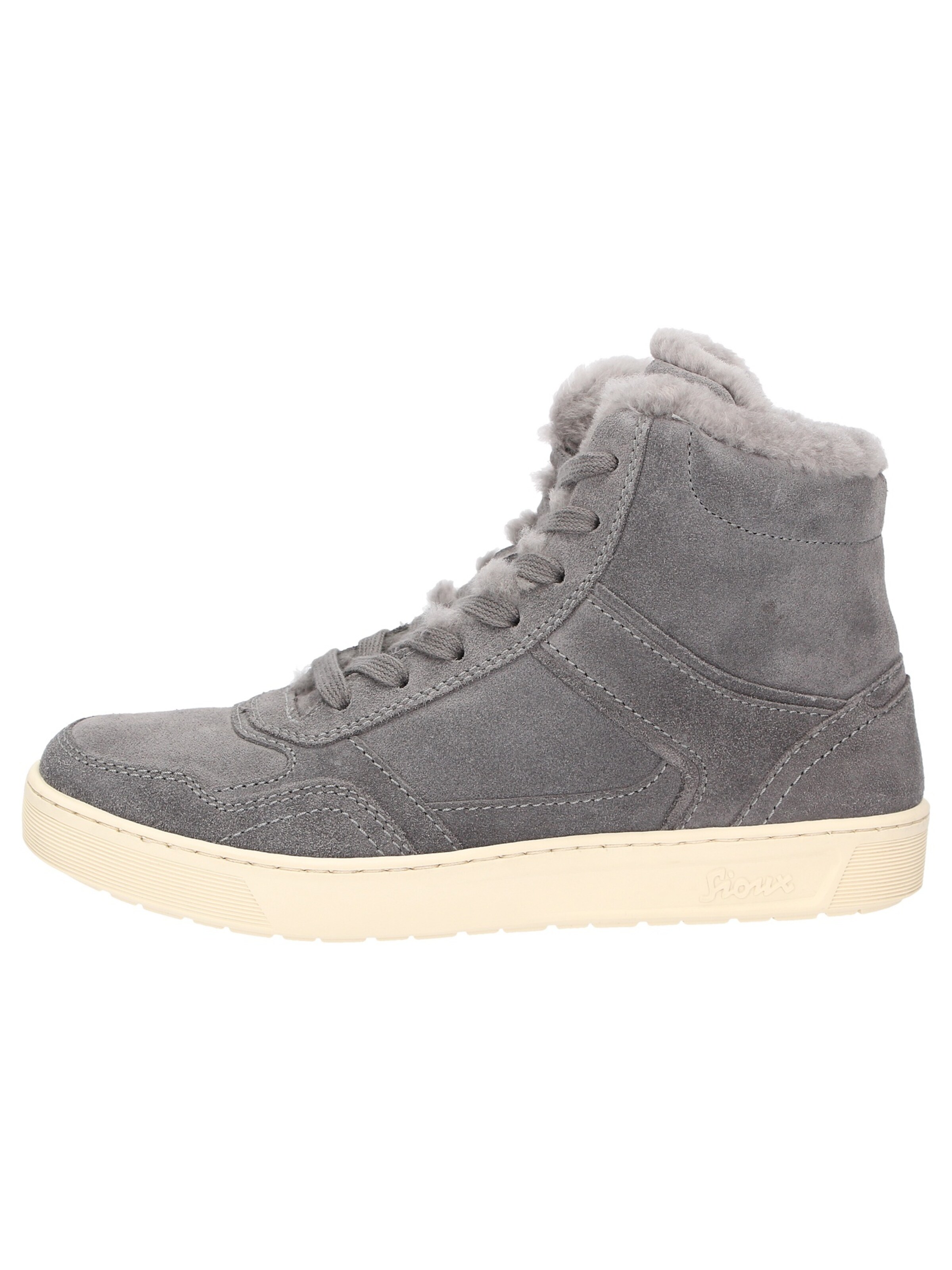 SIOUX Lace-up bootie 'Tedroso' in Grey