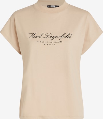 Karl Lagerfeld Shirt in Beige: front