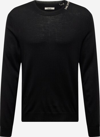 Zadig & Voltaire Pullover 'KENNEDY' in Schwarz: predná strana