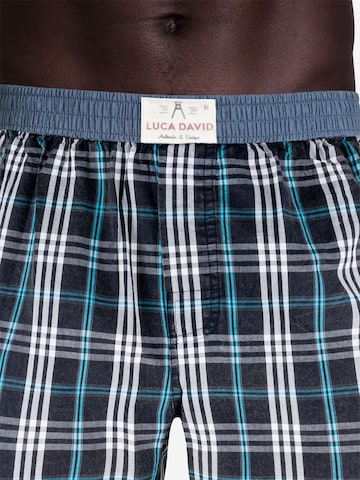 Luca David Boxershorts ' Olden Glory ' in Blauw