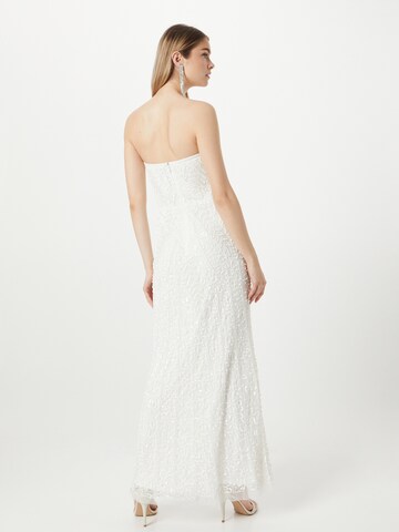 LACE & BEADS Evening Dress 'Carla' in White