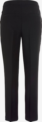 LASCANA - Slimfit Pantalón de pinzas en negro