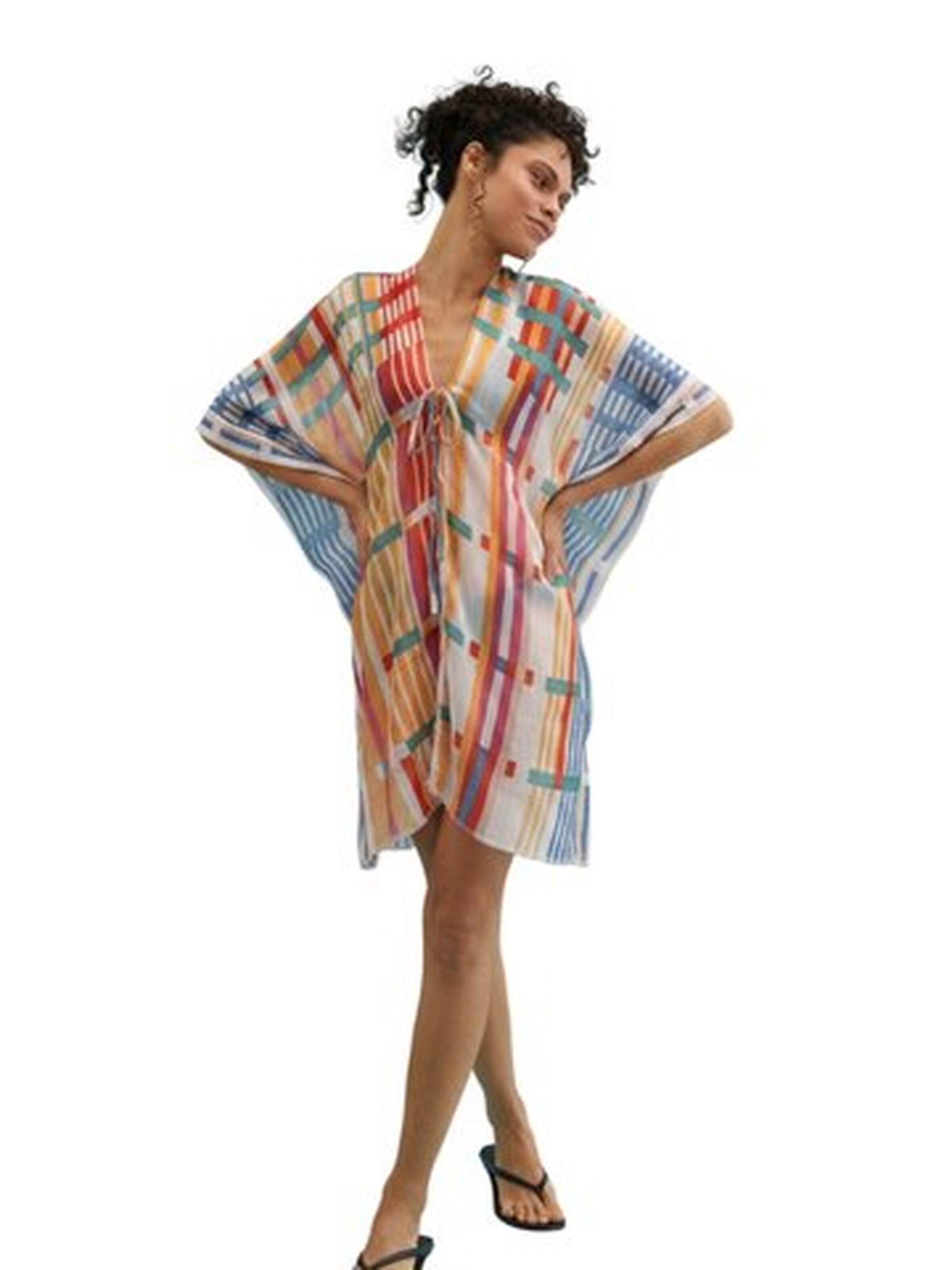 Kimono SILK & CASHMERE en bleu
