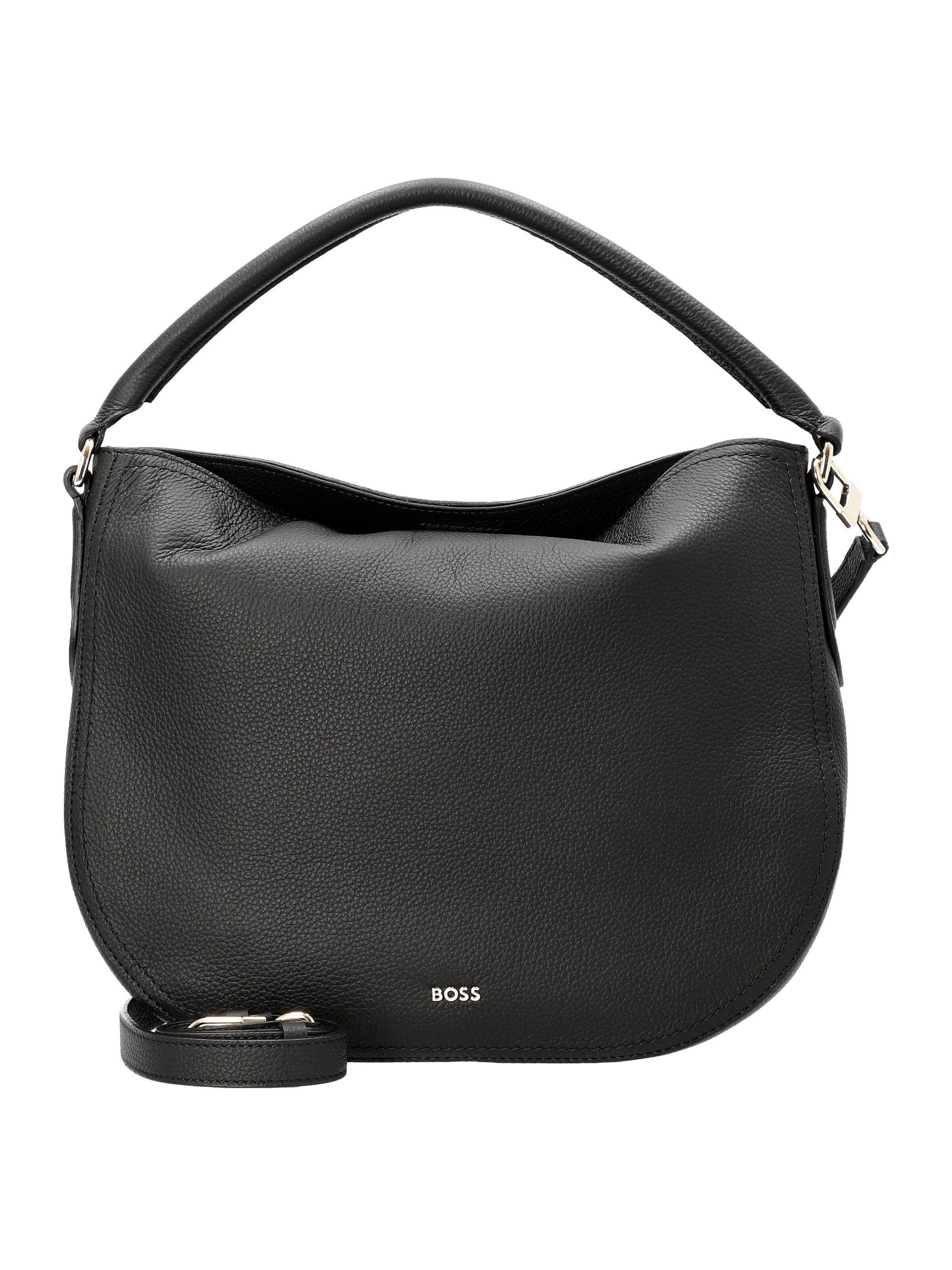 HUGO BOSS Shoulder Bag 'Lenah' in Black: front