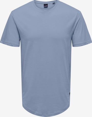 Only & Sons Shirt 'Matt' in Blauw: voorkant