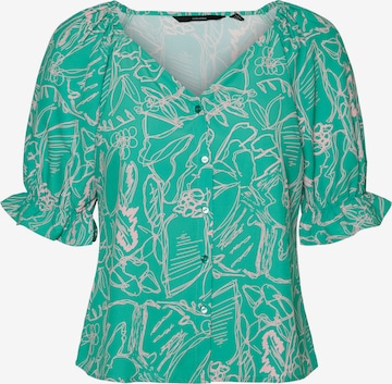 VERO MODA Блуза 'CATCH' в зелено: отпред