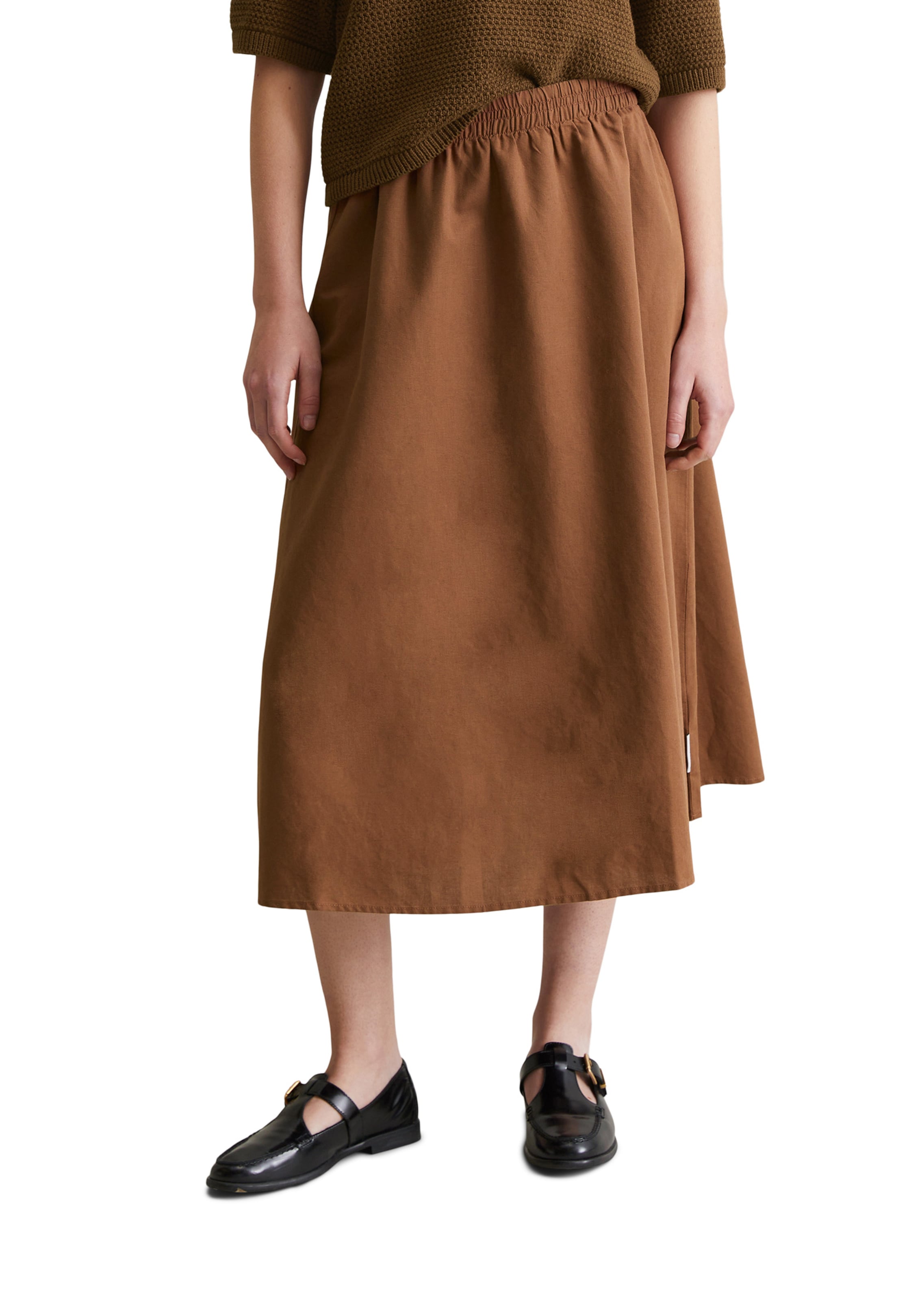 Jupe Marc O'Polo DENIM en marron : devant