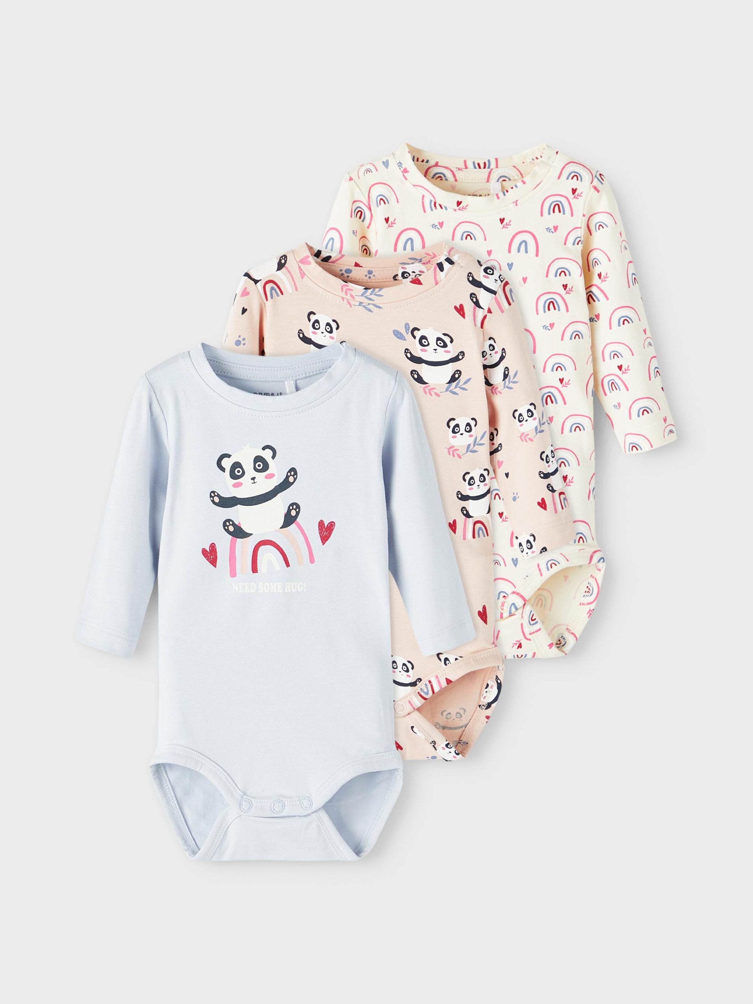 Kinder Bekleidung NAME IT Body in Beige, Creme, Hellblau - ZX93945 Kinder Bekleidung NAME IT Body in Beige, Creme, Hellblau - ZX93945