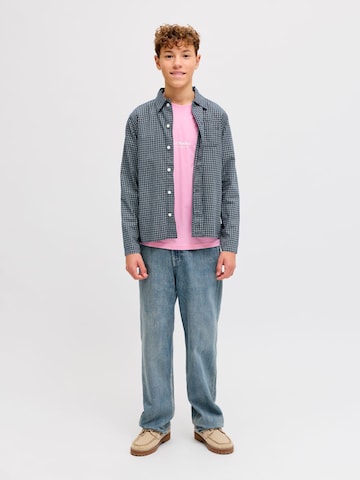 Fit confort Chemise Jack & Jones Junior en bleu