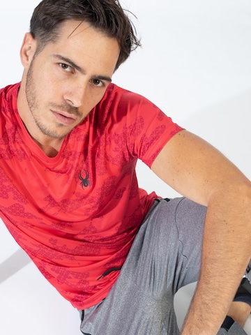 Spyder Functioneel shirt in Rood