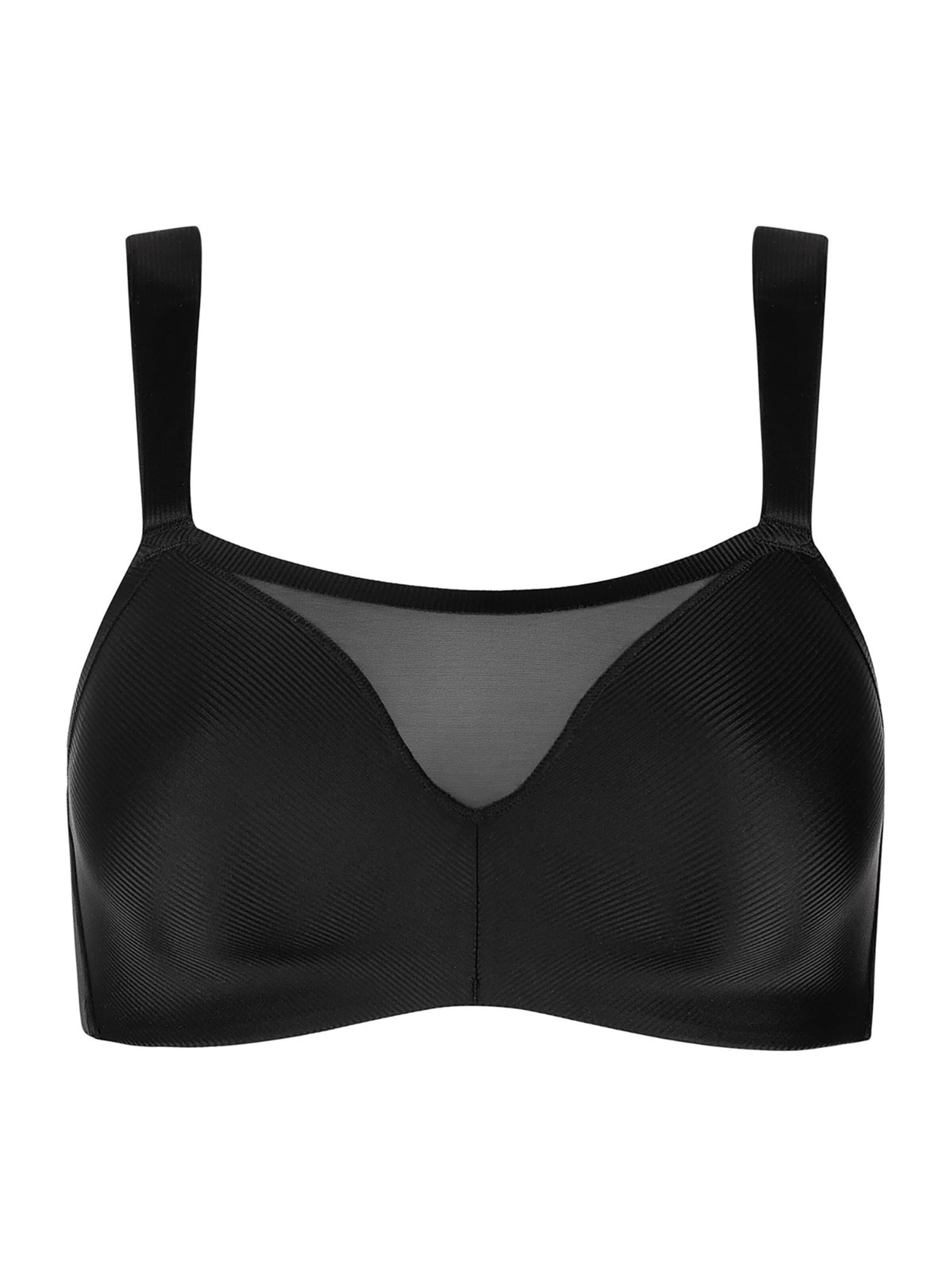 Lisca Bralette Bra 'Lifestyle' in Black: front