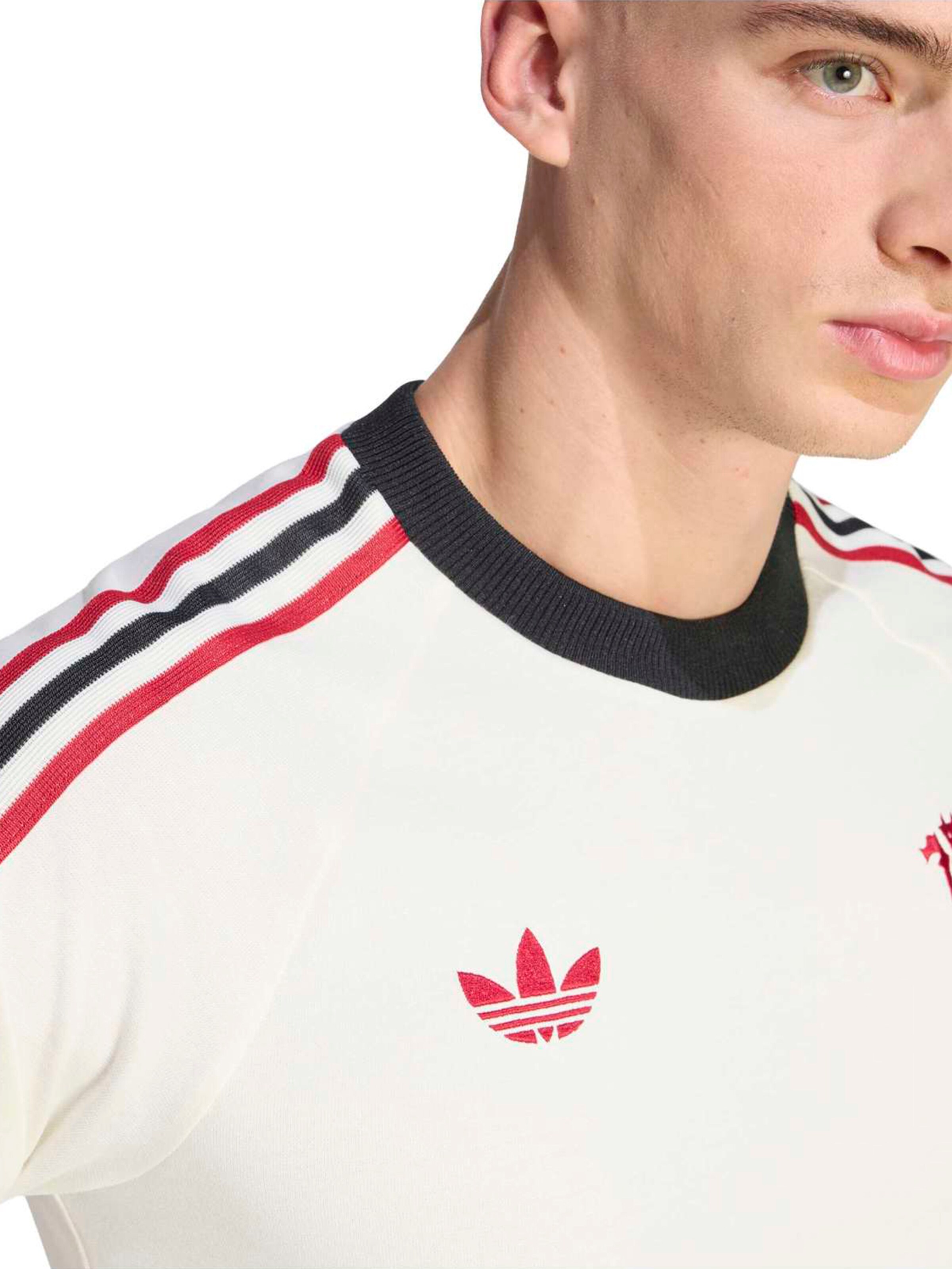 balta ADIDAS PERFORMANCE Sportiniai marškinėliai 'MUFC'