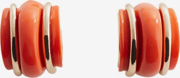 Boucles d'oreilles 'MARINA' MANGO en rouge : devant