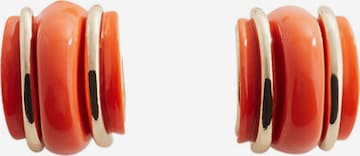 Boucles d'oreilles 'MARINA' MANGO en rouge : devant