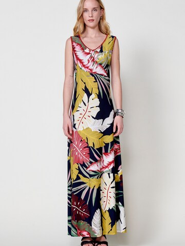 KOROSHI Dress in Blue: front