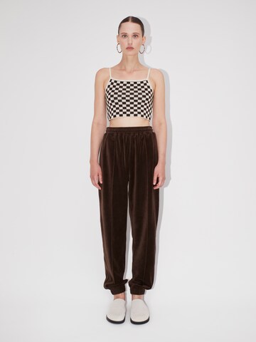 Loosefit Pantalon 'Tara' LeGer by Lena Gercke en marron