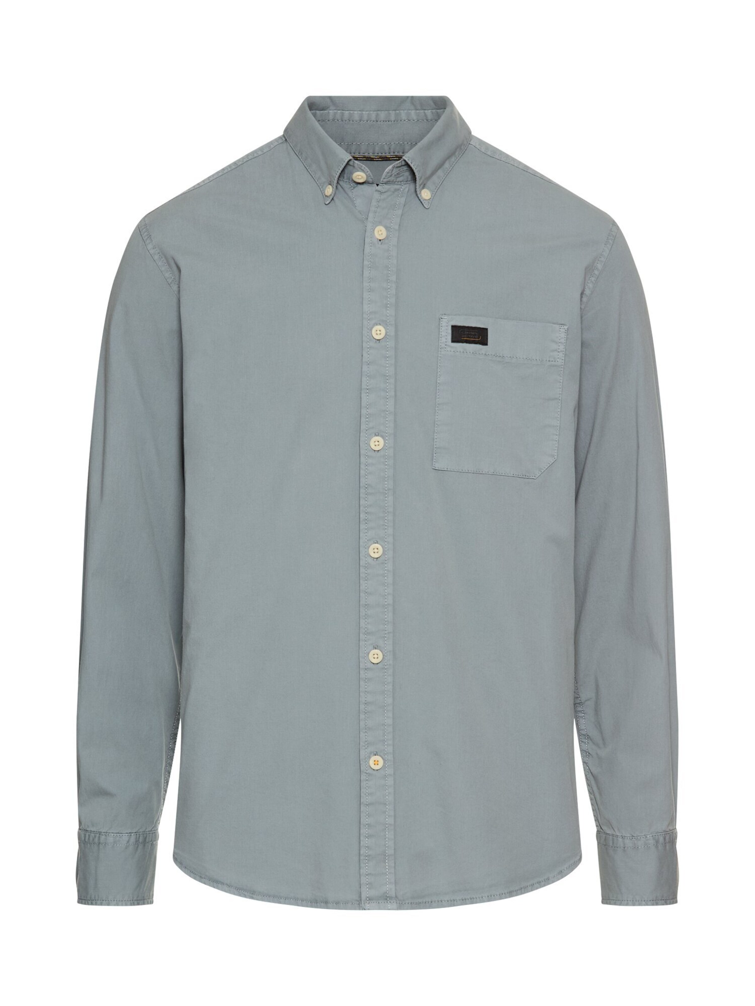 CAMEL ACTIVE Regular fit Button Up Shirt in Blue: front