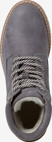 TAMARIS Lace-Up Ankle Boots in Grey