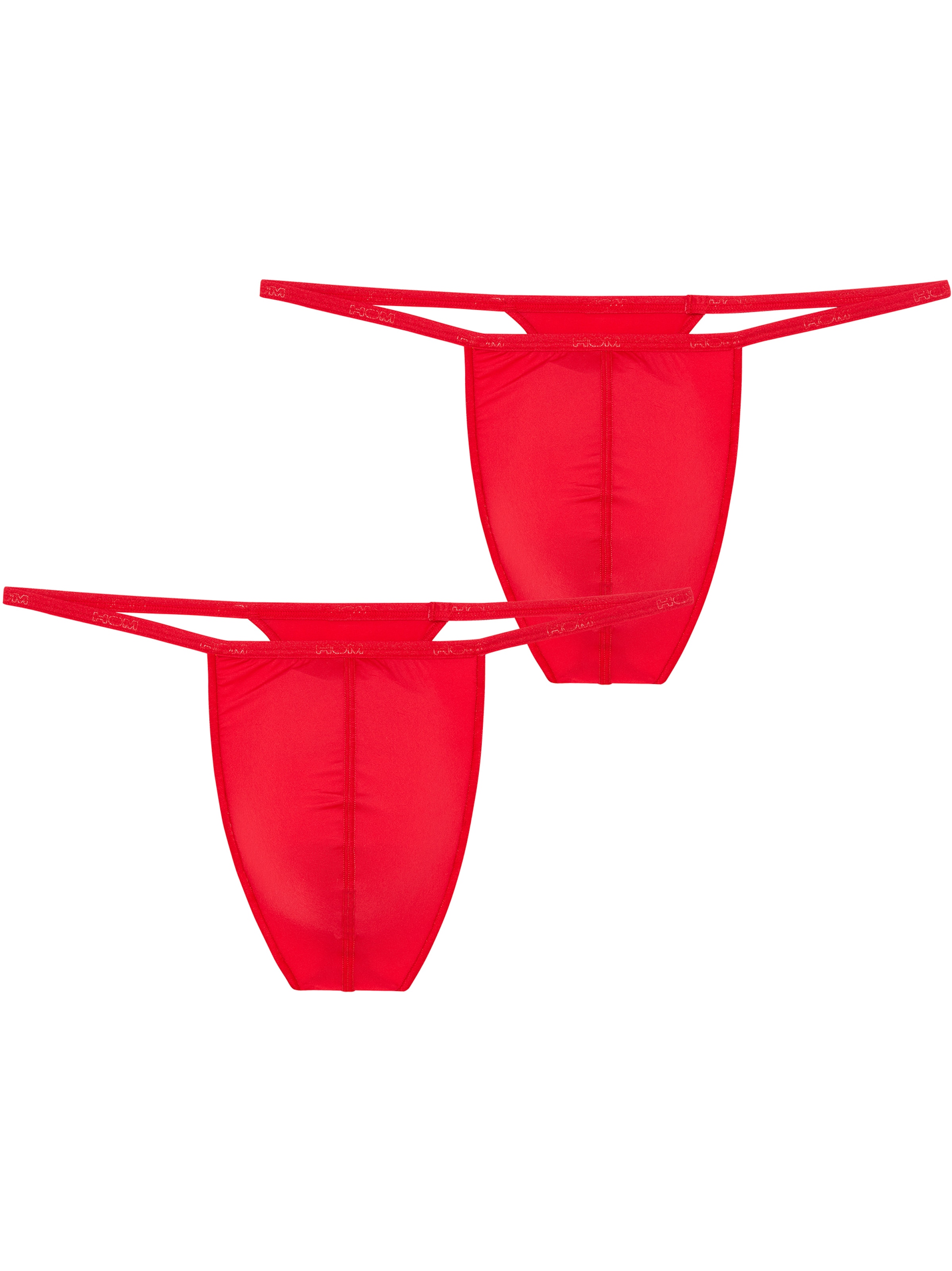 HOM G-String ' Plumes ' in Rot: Vorderseite