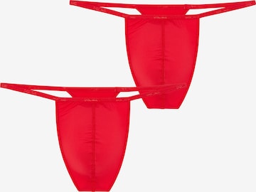 HOM G-String ' Plumes ' in Rot: Vorderseite