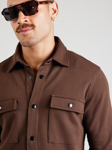 Coupe regular Veste mi-saison SELECTED en marron
