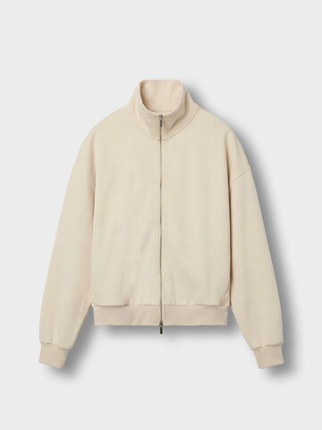 Burocs Sweatjacke‌‌ in Beige: Vorderseite