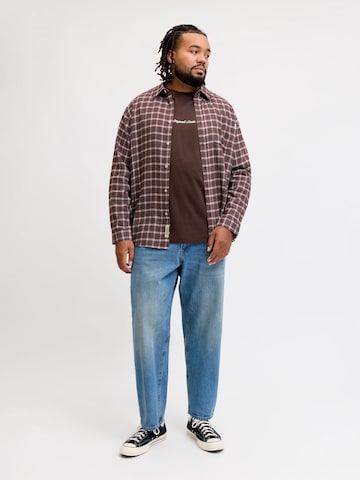 Coupe regular Chemise Jack & Jones Plus en rouge