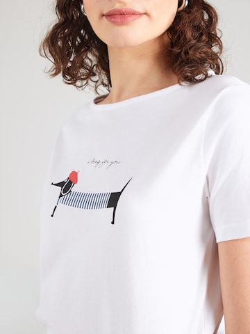 T-shirt MORE & MORE en blanc