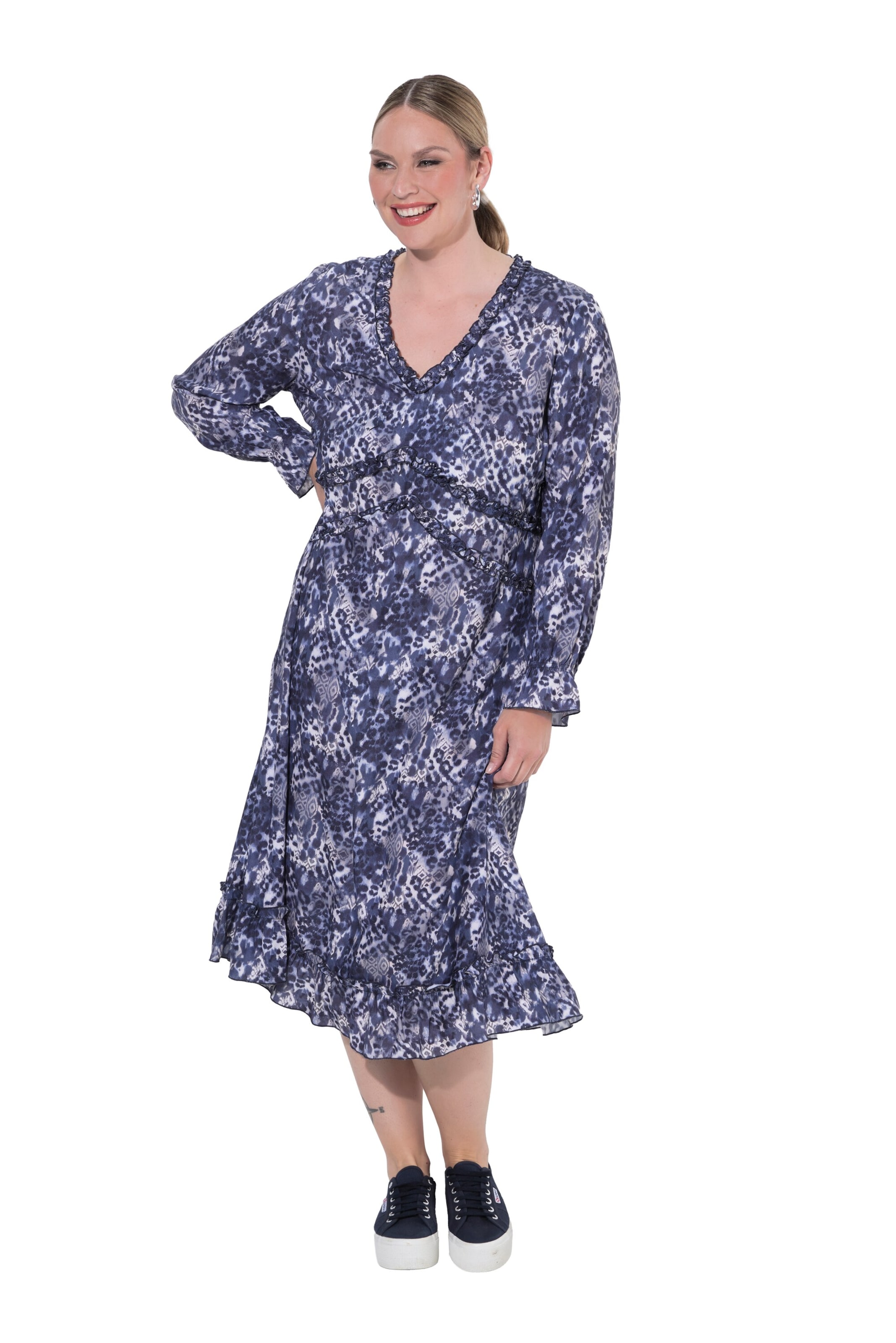 MIAMODA Kleid in Blau: Vorderseite
