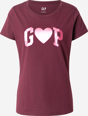 GAP Тениска в червено: отпред