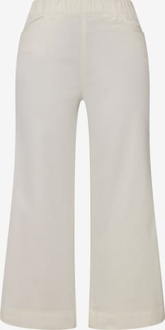 LAURASØN Flared Pants in White: front