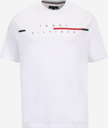 Tommy Hilfiger Big & Tall Shirt in White: front