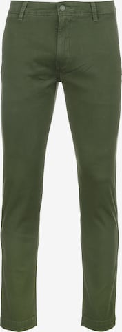 Pantalon chino LEVI'S en vert : devant