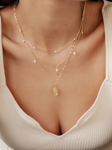 Hey Happiness Kette 'Nature Lover' in Gold: Vorderseite