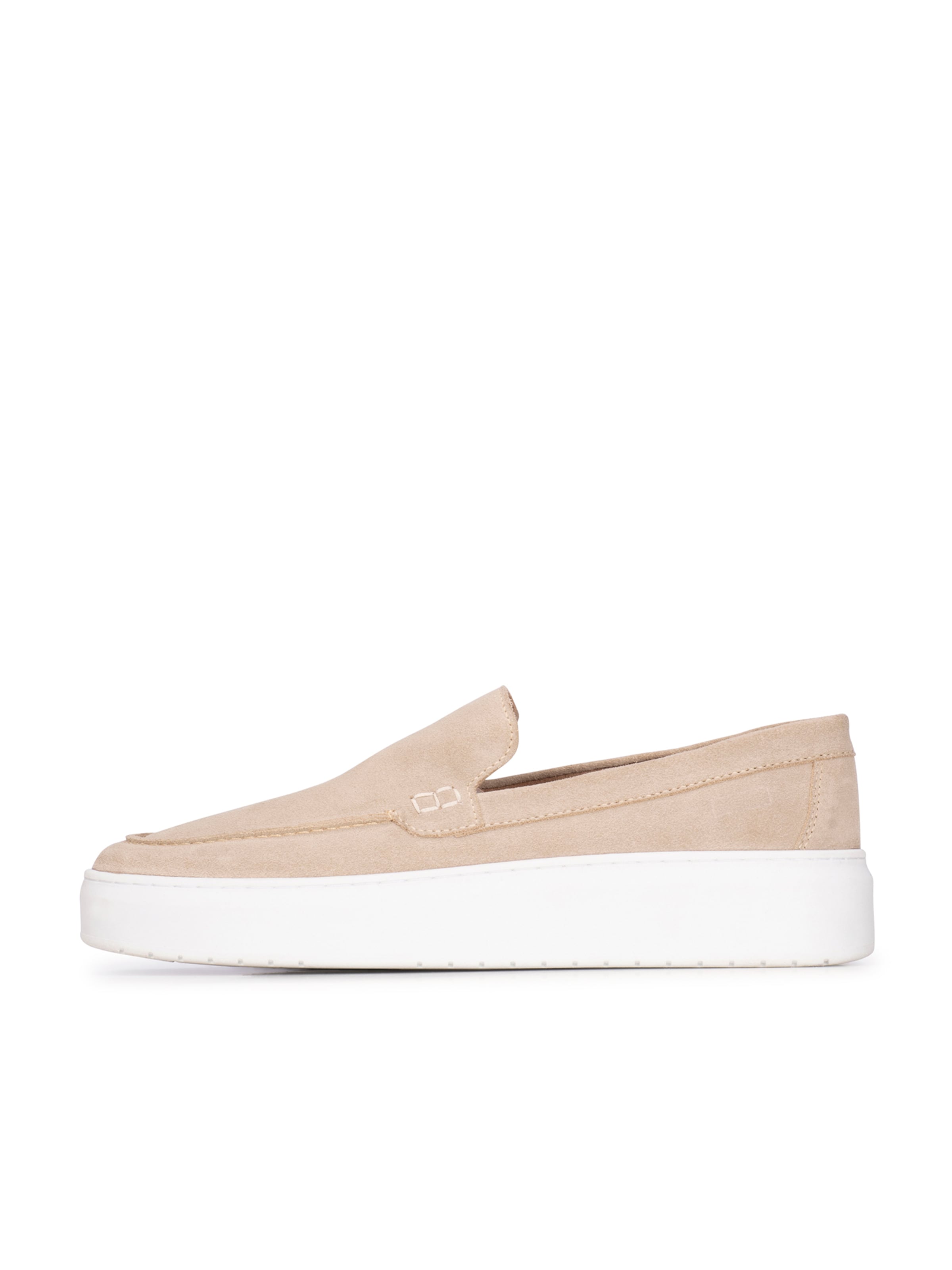 PS Poelman Mocassins 'ENZO' in Beige: voorkant